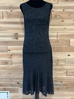 Fruity Booty Sheer Black Lace Dress